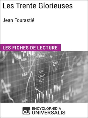 cover image of Les Trente Glorieuses de Jean Fourastié